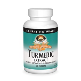 Source Naturals Turmeric Extract - Supports Healthy Inflammatory Response - 50 Tablets