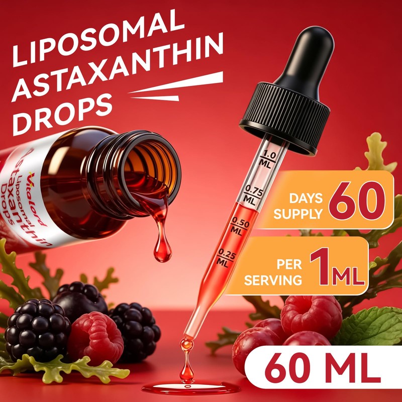 Liposomal Astaxanthin 24mg Drops, 2Fl Oz