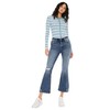 SALT TREE Miley High Rise Cropped Flare Jeans - Essential,