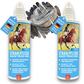 EMMA Jet Care for Horses I Radiation Protection I Hoof Care for Horses I Beam Gel Prevents Jet Rot Horse I Means for Protection Hooves Hoof Sole Jet Horn Hoof Jet I Protection Against Moisture 2 x 100