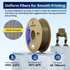 JUSTMAKER PLA 3D Printer Filament, Upgrade Cardboard Spool, Print with