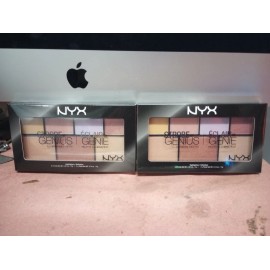NYX Cosmetics 2 NYX Strobe Of Genius Illuminating Highlighters Palette STGP01 (Free Shipping)