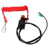 Boat Engine Emergency Stop Switch Safety Tether Lanyard ABS for