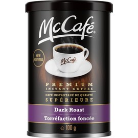 McCafe Premium Instant Coffee, Dark Roast, 100g/3.5 oz. Tin