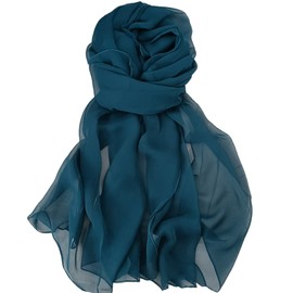 FAIRYGATE Red Scarf for Women UK Womens Scarves Lightweight Ladies Chiffon Scarf Shawl Floral Print Wrap Flower Printed Soft Scarfs for Women Beachwear 6055