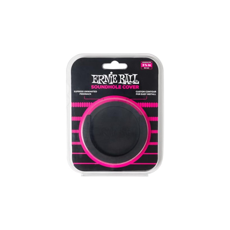 ERNIE BALL 9630 Acoustic Guitar Sound Hole Cover 3-3/8" (8.6
