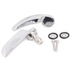 XMMT Chrome Saddlebag Latch Lid Lifter Handle Lever for Harley
