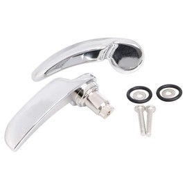 XMMT Chrome Saddlebag Latch Lid Lifter Handle Lever for Harley Touring Electra Glide Road King Street Glide Road Glide 2014-2023