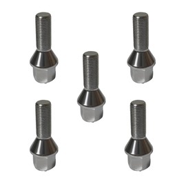 5 Pcs 611-005 M12*1.25 * 17mm Hex Wheel Lug Bolts Replace, 6509933AA Wheel Bolt Compatible with 2014-2023 Jeep Cherokee/2015-2023 Jeep Renegade/2013-2016 Dodge Dart/2015-2017 Chrysler 200