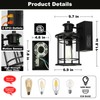 Outdoor Wall Light Fixtures, Dusk to Dawn Motion Sensor Outdoor
