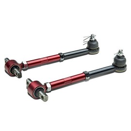 Auto Dynasty Compatible with Honda Accord/Acura TL/CL Adjustable Ball Joint Rear Camber Kit (Red) - CB/CD