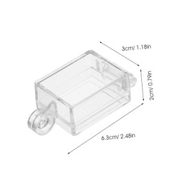JECOMPRIS Ship Type Rocker Switch Cover Clear Button Protection Lid with Flip Top and Double-Sided Adhesive for Automotive Interior Switch Guard