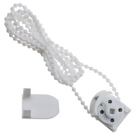 YINETTECH 1 Piece Roman Blind Side Winder Chain Mechanism Direct Drive Blinds Final Control Unit with 2 Meters White Pearl Chain Accessories