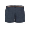 Sublevel women's stretch shorts with a braided belt. - dark