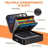 Fireproof Document File Organizer Bag, 5200°F Portable File Organizer with