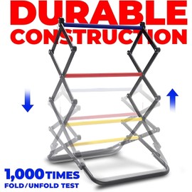 E-jet Ladder Toss Games, Ladder Ball Set - Instant Setup, Folding System | Outdoor Games for Backyard Lawn Yard Beach Park Tailgate, Black, L24 x W20 x H40 inch (EOL207402026), Set of 2