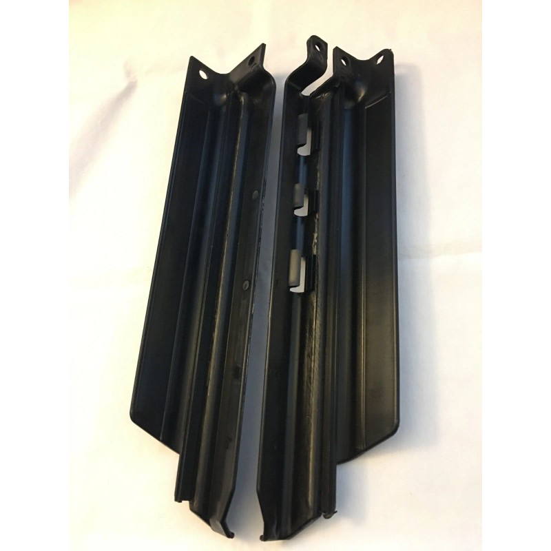 Unbranded Black Front Fork Guards & Brackets For Kawasaki Dirt