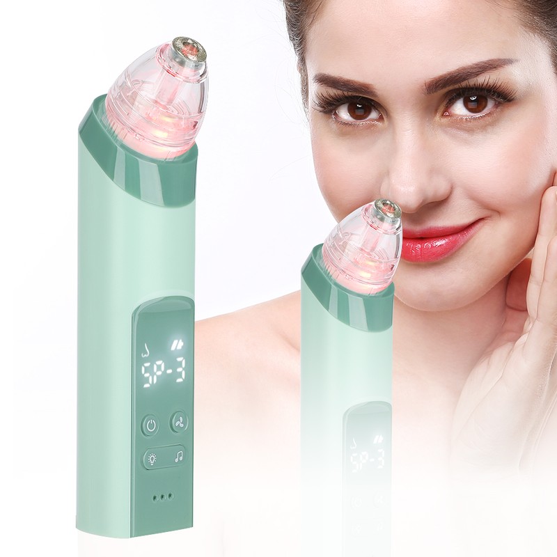 Multi Function Electric Vacuum Nasal Aspirator Suction Blackhead Cleansing Machine(Green