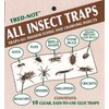 Tred-Not 10 pk ALL INSECT STICKY TRAPS. Fly, Spider, Cricket,