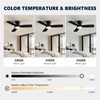 MOOONICHE 32" Ceiling Fan with Light and Remote, Small Quiet