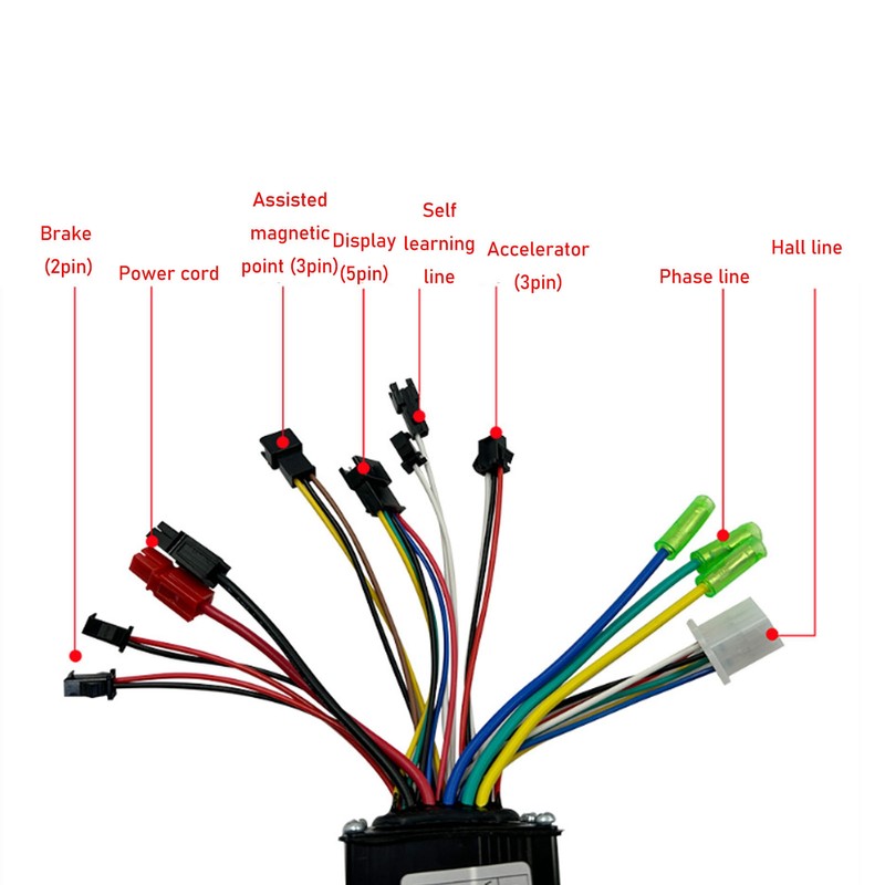 17A 36V 48V DC Motor Speed Controller Electric Bike Bicycle