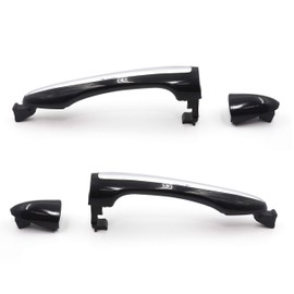 Set of 2 Rear Left Right Pair Exterior Door Handle Set for Kia Forte Cerato K3 2014 2018
