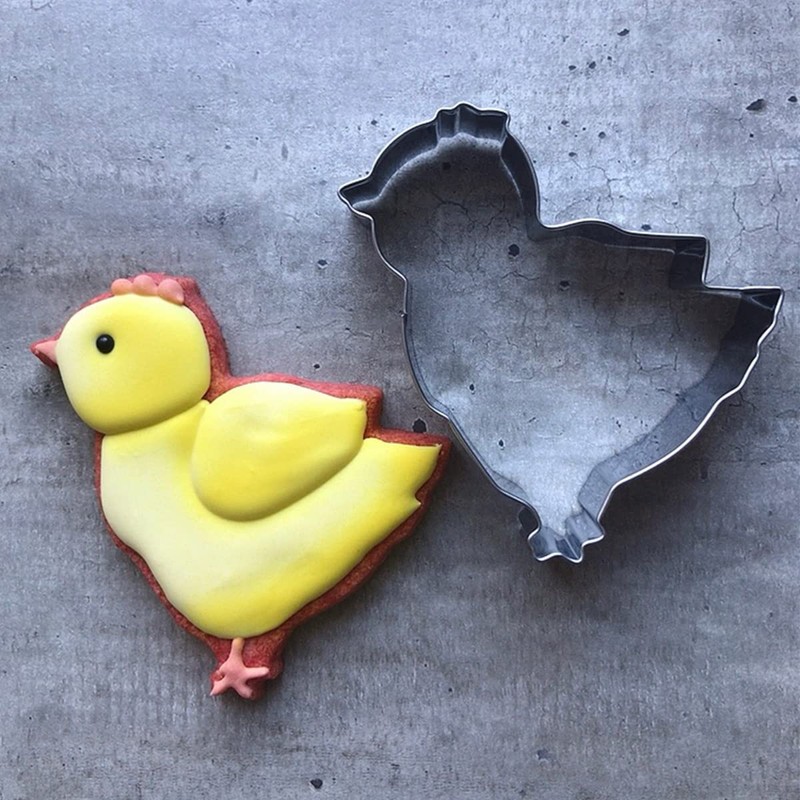 LILIAO Chick Cookie Cutter, 2.9 x 3.5 inch, Stainless Steel