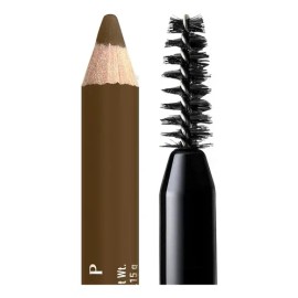 Lápiz De Cejas Powder Louder Brow Pencil Nyx Cosmetics Color Soft Brown                                                                               