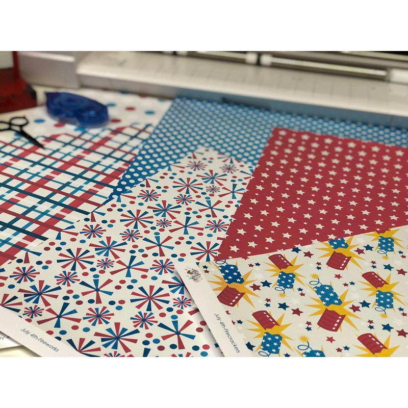 Miss Kate Cuttables Single Sided Scrapbook 12x12 inch 16 Sheets