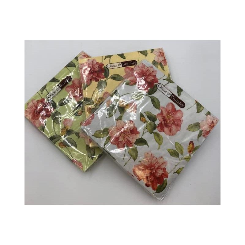 3 x 20 Sets of Oscar & Bromley Floral Lunch