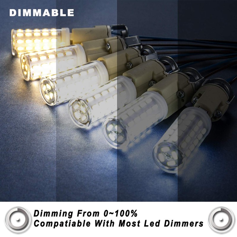 ALIDE G9 Led Bulbs 3W Dimmable 6000K Daylight White Replace