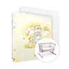 100% Cotton Fitted Sheet with Waterproof Mattress Protector to fit