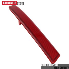 Unbranded Fits For 2010 2011 2012 2013 Acura MDX Rear Left Side Bumper Reflector Lamp Trim