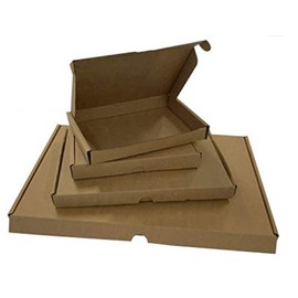 Schott Packaging 50x Brown C6 Mailing Box - A6 Box Large Letter Postal Shipping Mailing - 112mm x 163mm x 20mm - Ideal for Mailing Shipping Postage Office Small Business Royal Mail - 50 Pack