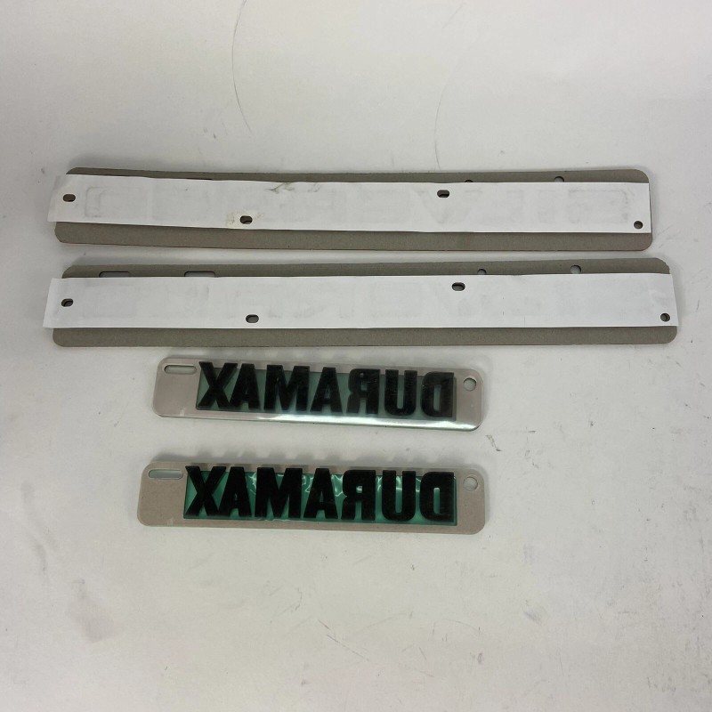 OEM Chevy Silverado Duramax Black Emblems Badge Logo OEM Black
