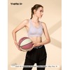 Yvette Sports Bra Non-Shaking High Support, Back Hook Type, Mesh