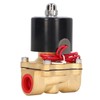 Solenoid Valve Brass Electric 2 Way 1/2in Normally Closed for