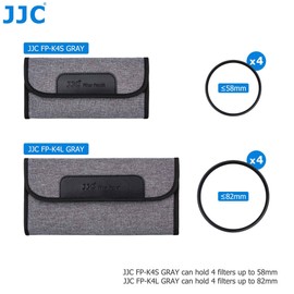 JJC Camera Filter Bag, black, Professional, minimal
