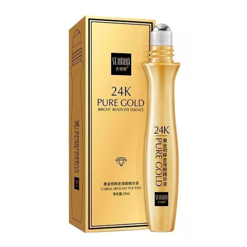 Universo en Linea Trio Senana 24k Roll-on Perlas Serum Hidratación