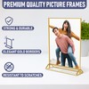 Dasher Products Gold Picture Frames Double-Sided, 6-Pack 4x6 Acrylic Table