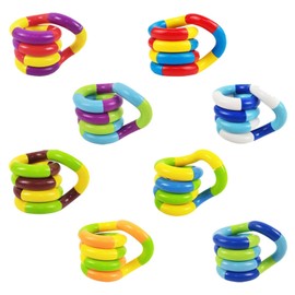 CYNOSURETECH 8 Pieces Of Versatile Twisting Rope Toys, Creative Toys, Stress Relief Toys, Interesting Toys, Compact And Lightweight Toys