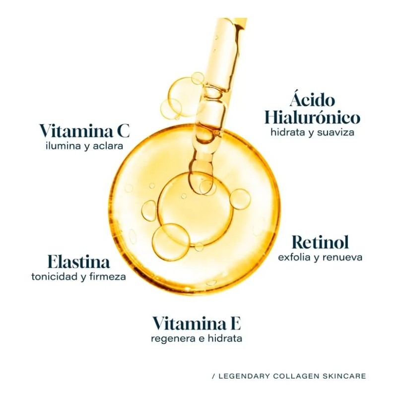 Serum Facial con Vitamina C Collagenic Suero Facial Adicionado con