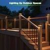 Solar Post Cap Lights Outdoor 8pack, Waterproof Solar Powered Deck