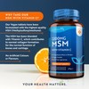 MSM 2200mg with Vitamin C – 365 Vegan Tablets –