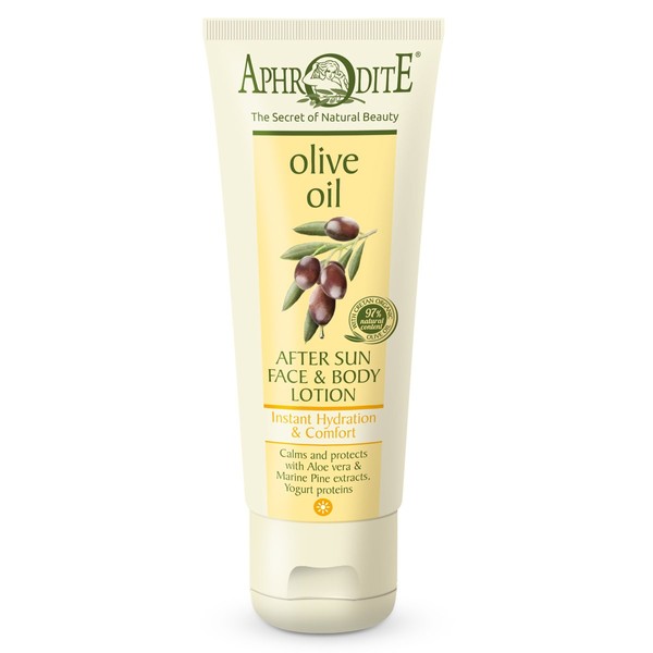 Aphrodite Olive Oil After Sun Face & Body Lotion 7.05 Fl Oz