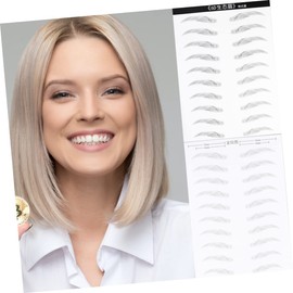 Beavorty 4sheets Eyebrow Stickers of Simulation Eyebrows for Women for Creating