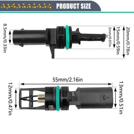 5149182AA 5149182AB Intake Air Temperature Sensor IAT Compatible with RAM Durango Grand Caravan Journey Challenger Charger Avenger