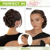 Fanguilar Ponytail Extension, 9" Short Claw Clip Ponytail Extension Curly