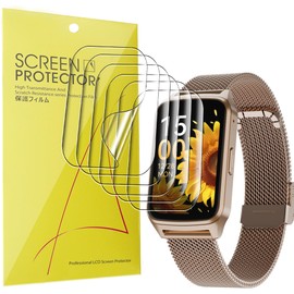 Lamshaw Compatible for Paybay Smart Watch Screen Protector, [6 Pack] Full Coverage TPU Clear Film Compatible for Paybay P121 1.57 Inches Smart Watch (6 Pack)