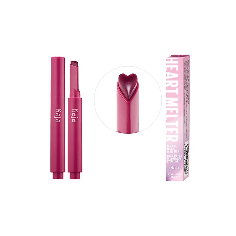 Sunsmile Kaja Heart Melter, 04 Bemine, Moisturizing Melt, Gloss Stick